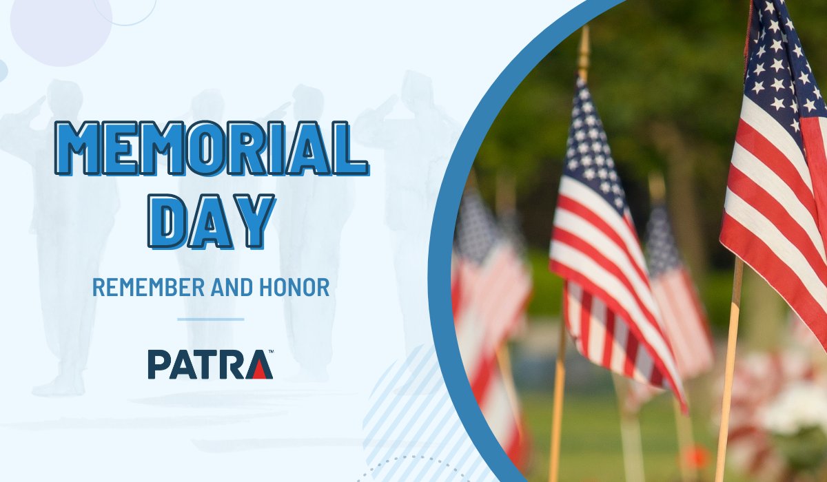 On #MemorialDay, Patra honors and remembers those who paid the ultimate sacrifice. Thank you, from the Patra family! Check out Patra Proud, our philanthropic organization dedicated to supporting the children of military families: hubs.la/Q01RpR-60