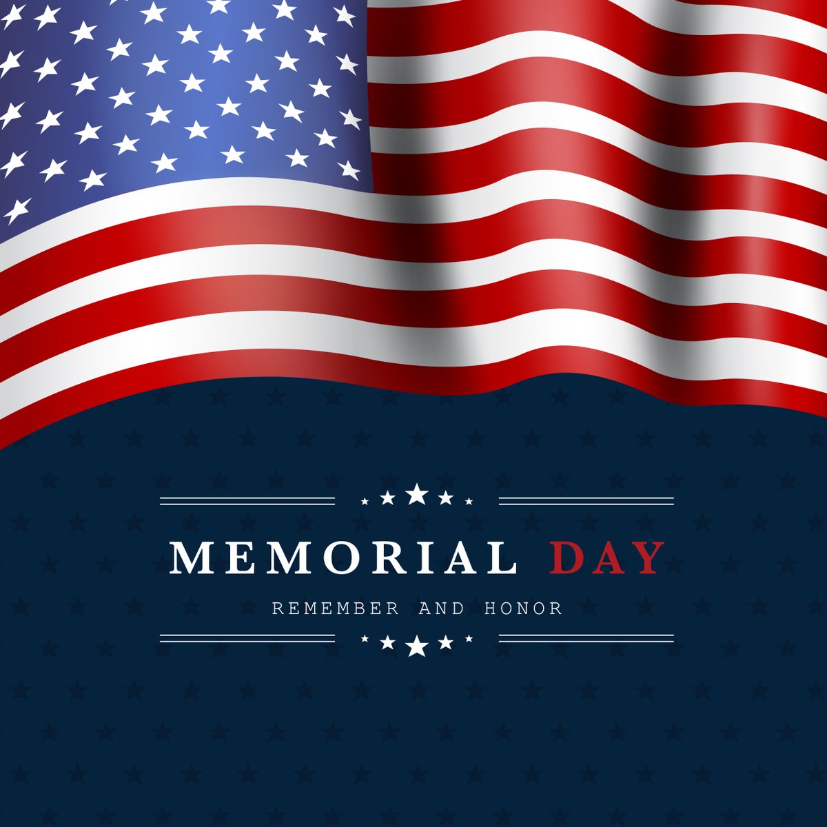 This Memorial Day, we hope you take a moment to remember all the brave men and women who made the ultimate sacrifice for our country.

We will be closed today with our regular office hours returning tomorrow at 7am.