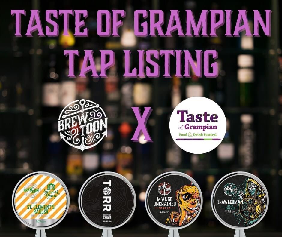 🍻 TASTE OF GRAMPIAN🍻

Taste of Grampian is fast approaching - this Saturday in fact! Lots of amazing local businesses will be there, so be sure to check it out 🙌

We'll be there pouring you guys ice cold pints, as well as a very wide range of our canned beers! See you there 🏴󠁧󠁢󠁳󠁣󠁴󠁿