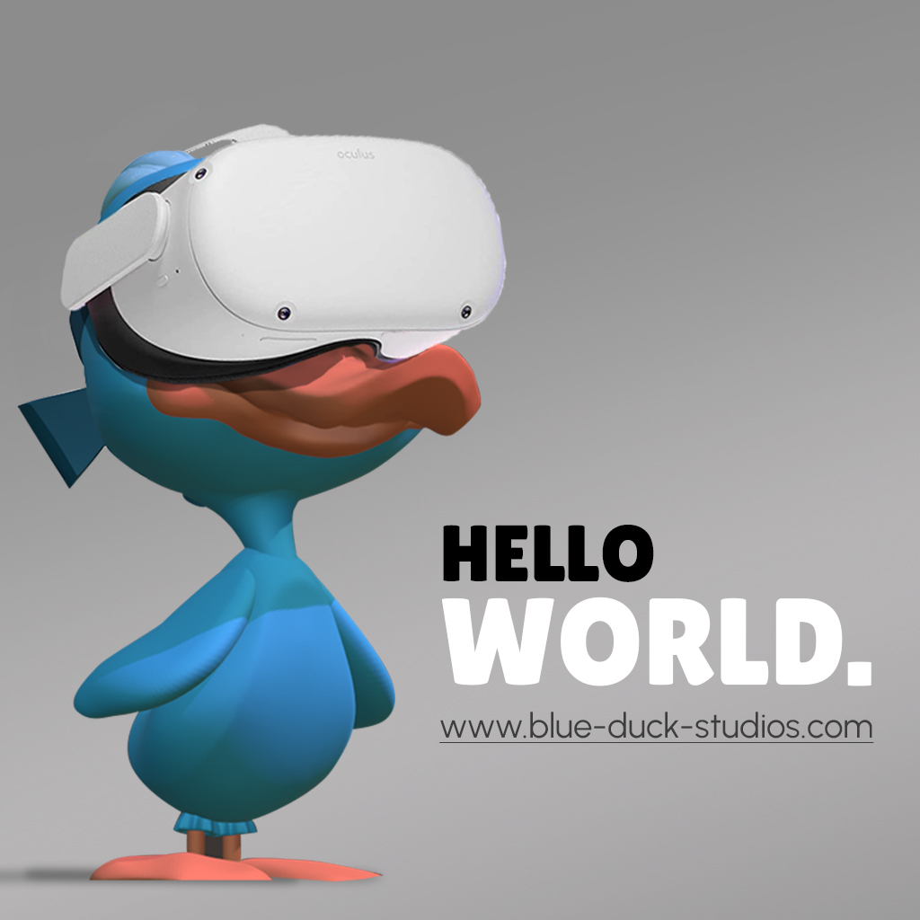 Hello World! We are Blue Duck Studios. Our vision is to lead the charge in creating fun, intuitive, and immersive experiences in Virtual Reality for all.

Let's Play! 🎮

#VirtualReality #gamedev #indiegame #indiedev 
#IndieGameDev #vrgaming #vrgames #virtualrealitygaming