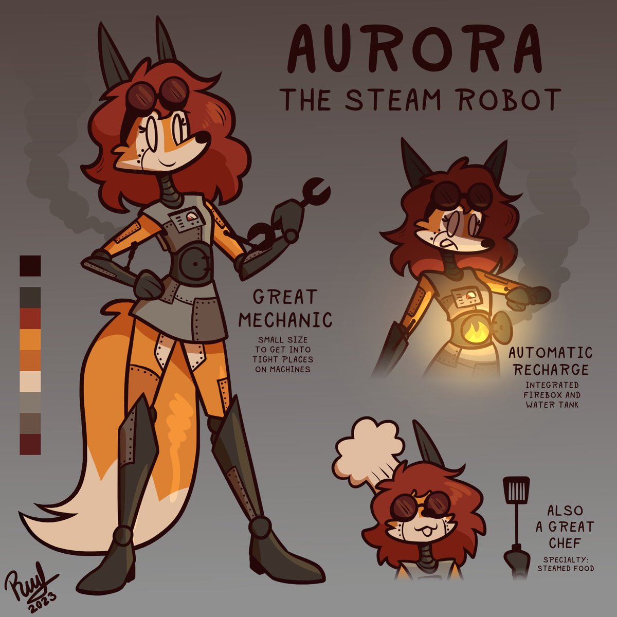 Steampunk robot
#furry