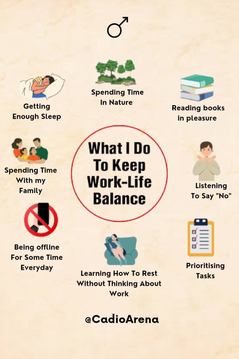 CadioArena's tweet photo. Tips to Achieve and Maintain a Good Work-Life Balance https://t.co/dTPbmRHpCK