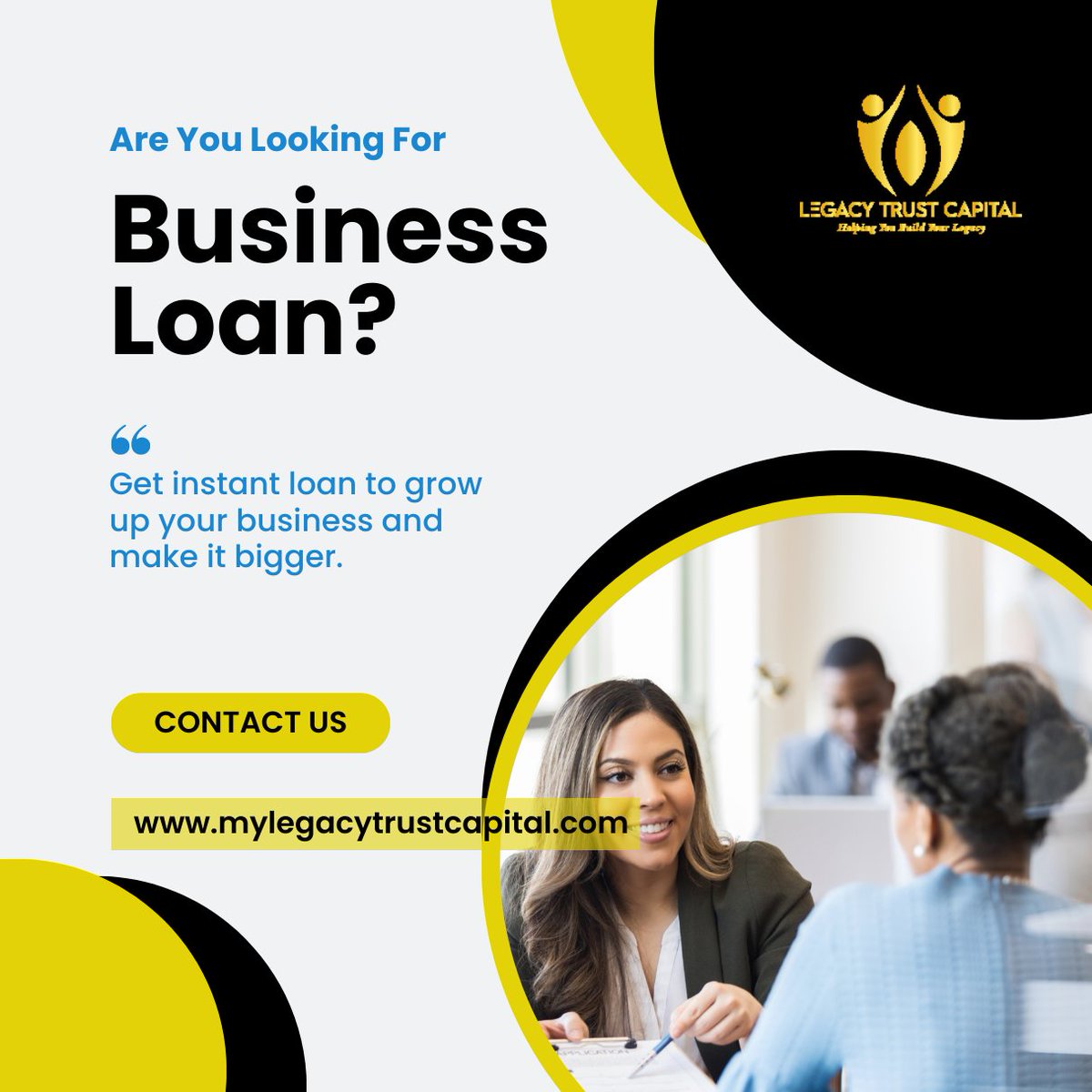 👉 Looking for Business Loan service?
👉  We will help you to get Business Loan / Equipment Loan / Credit Card fees reduce service for you
👉 Visit our website mylegacytrustcapital.com
.
.
.
.
.
.
.
.
#loan #loanservices #businessloan #creditcardfees #RealEstate #mortgage
