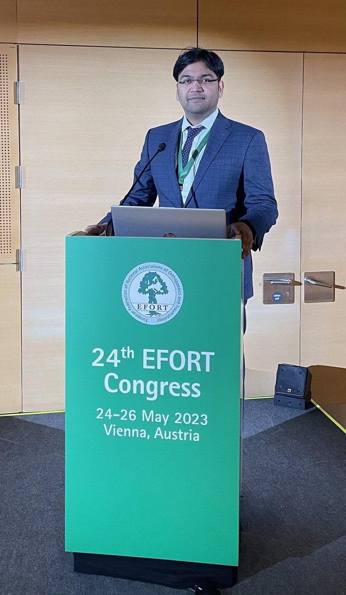 OrthoSaxena's tweet photo. Thank you @EFORTnet for great Congress and experience. https://t.co/OGUz2JwRrK