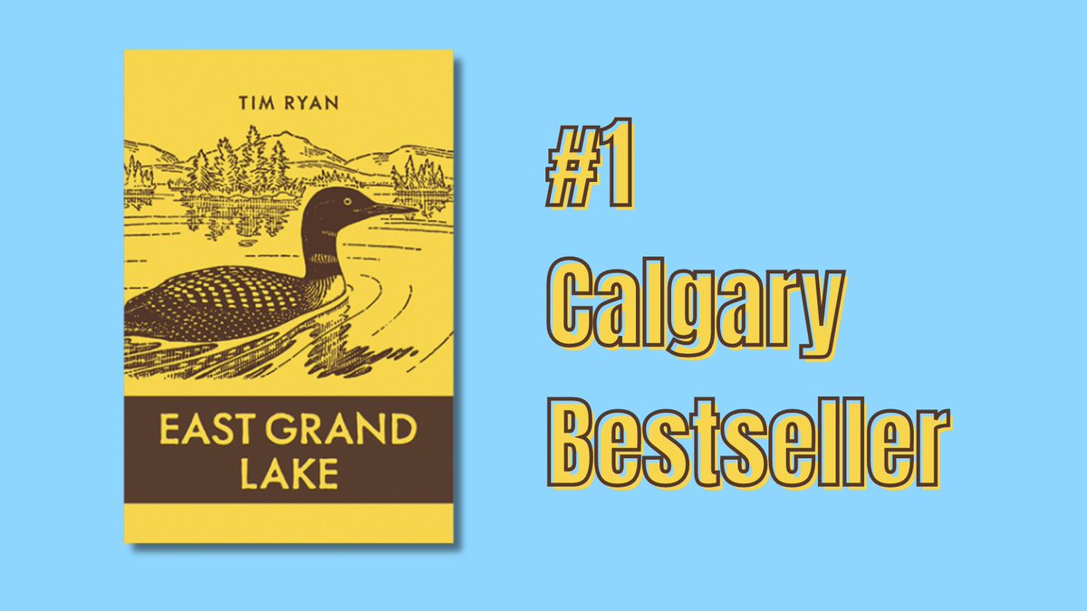 East Grand Lake tops the Calgary Bestseller List! This novel-in-stories is nostalgia of the best sort, a comforting, challenging, unforgettable day at the lake. Find it at @shelflifebooks or wherever fine books are sold!