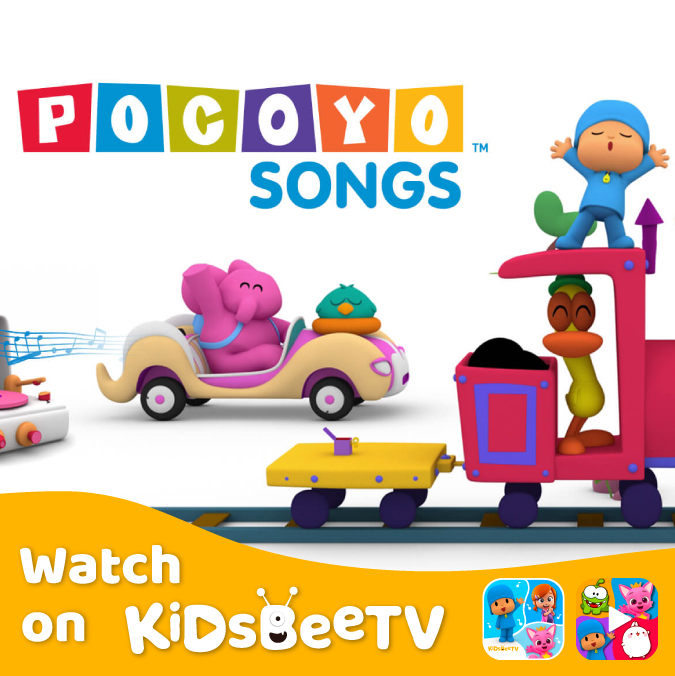 Popular nursery rhymes and original songs: Toothbrush Jazz, Finger Family, Old MacDonald and many other kids' favorites with Pocoyo, Nina, Pato and Elly. 🎤🥁🎸
Find #Pocoyo Songs on KidsBeeTV and on Nursery Rhymes &amp; Lullabies spin-off 💛
