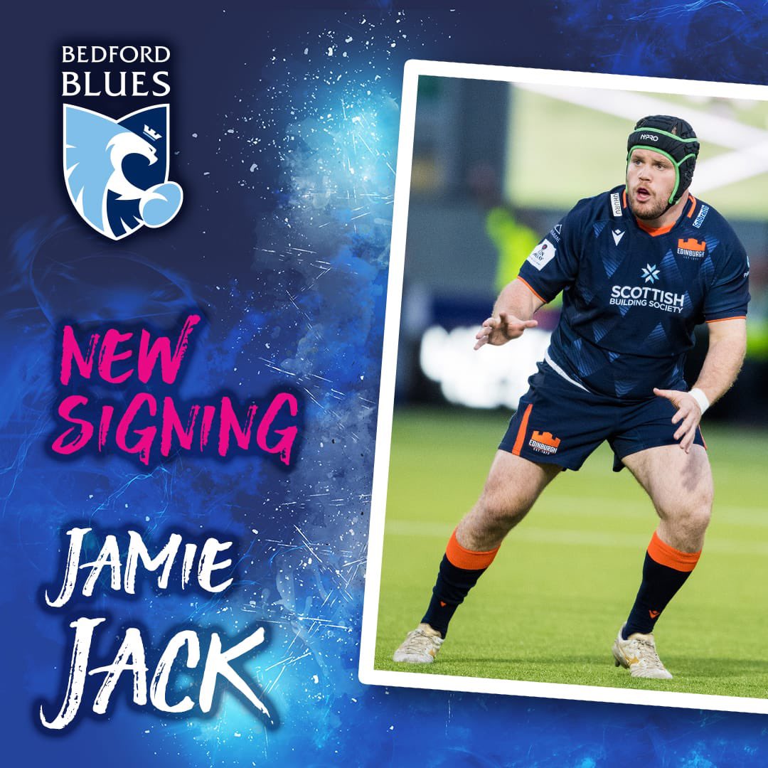 Bedford Blues (@bedfordbluesrfc) on Twitter photo 🔵 𝐁𝐚𝐜𝐤 𝐢𝐧 𝐁𝐞𝐝𝐟𝐨𝐫𝐝𝐬𝐡𝐢𝐫𝐞 - 𝐭𝐡𝐢𝐬 𝐭𝐢𝐦𝐞 𝐢𝐧 𝐁𝐥𝐮𝐞 👊
Delighted to announce the arrival of Jamie Jack ahead of the 2023/24 <a href="/Champrugby/">Champ Rugby</a> campaign 🙌
➡️ bit.ly/JamieJackGR
Thanks to <a href="/Jaltek_Systems/">Jaltek</a> for their continued player sponsorship #BluesFamily 🔵 𝐁𝐚𝐜𝐤 𝐢𝐧 𝐁𝐞𝐝𝐟𝐨𝐫𝐝𝐬𝐡𝐢𝐫𝐞 - 𝐭𝐡𝐢𝐬 𝐭𝐢𝐦𝐞 𝐢𝐧 𝐁𝐥𝐮𝐞 👊
Delighted to announce the arrival of Jamie Jack ahead of the 2023/24 <a href="/Champrugby/">Champ Rugby</a> campaign 🙌
➡️ bit.ly/JamieJackGR
Thanks to <a href="/Jaltek_Systems/">Jaltek</a> for their continued player sponsorship #BluesFamily