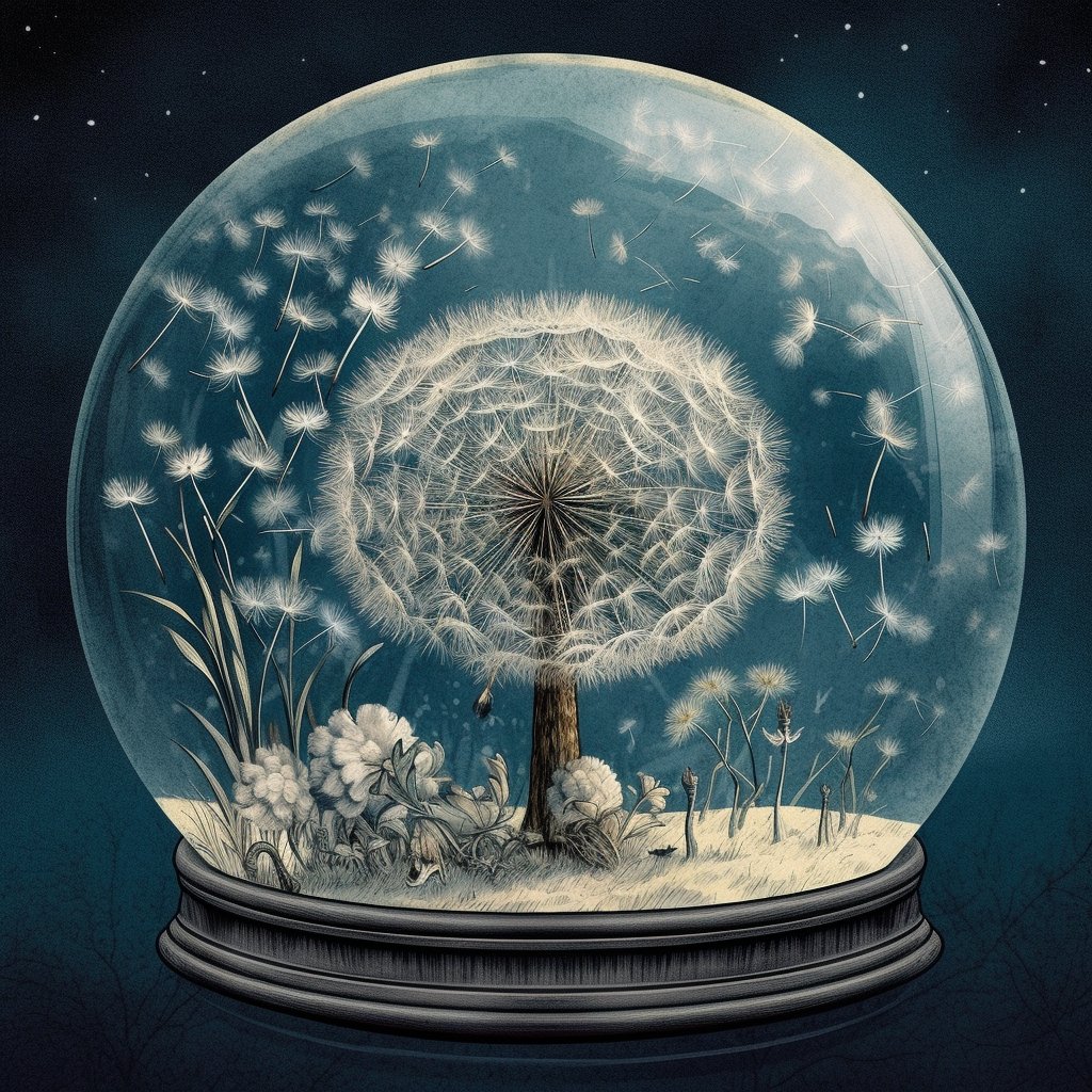 snow globe containing delicate dandelions @midjourney #midjourneyV5 #aiartgeneratedart #generativeart #generativeartwork #artificialintelligenceai #aiartgenerator #aiartwork #aiartworks #artificialintelligence #midjourney #midjourneyart #midjourneycommunity