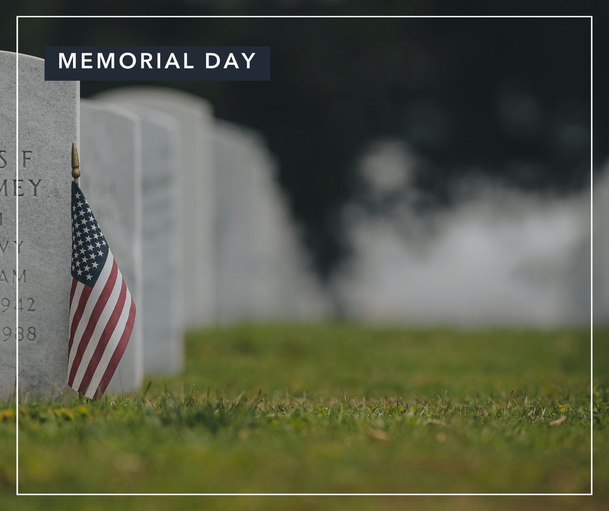 Today we honor our military veterans who died in wars fought by US forces. #memorialday