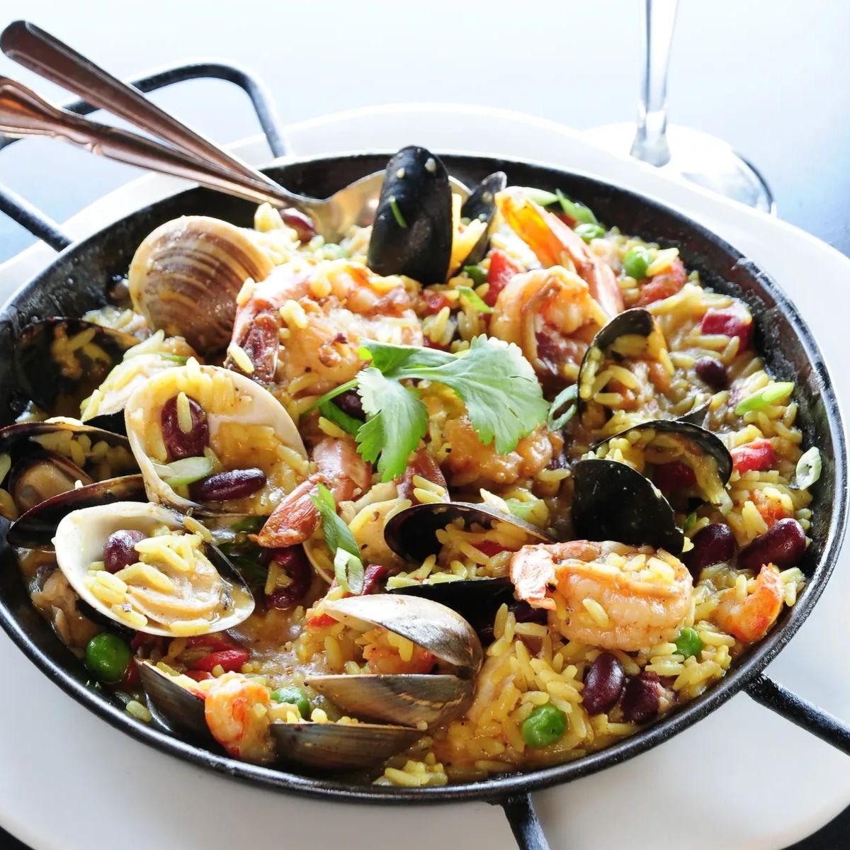 BoogalooStl's tweet photo. If just looking at our Cuban Paella is making your mouth water, imagine how great it'll be when you taste it in person. Don't wait any longer to satisfy those cravings -- stop by soon! 😋 #STLEats #STLFoodie #STLRestaurants https://t.co/0VYBCaF6hj