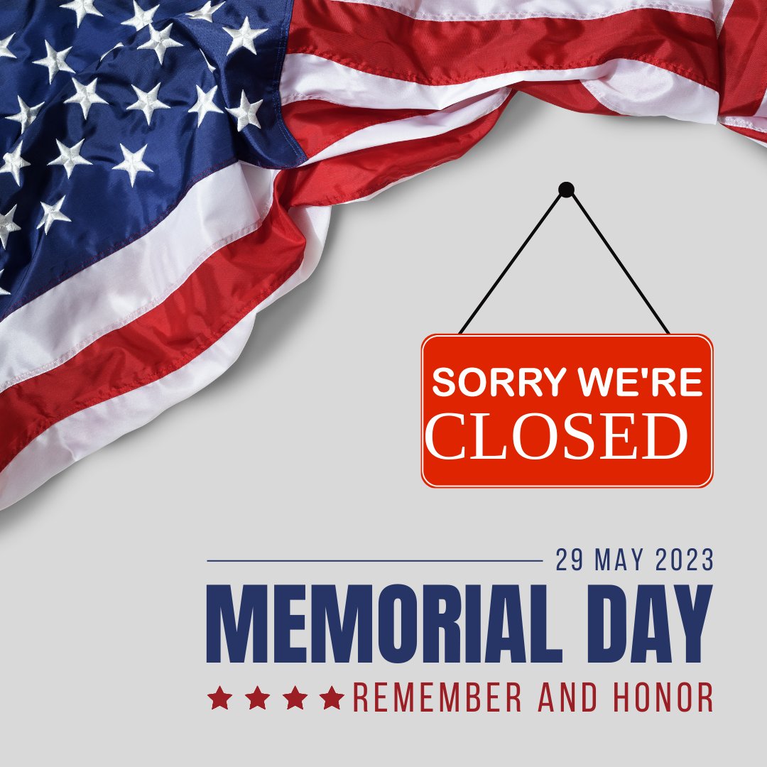 In honor of those that paid the #ultimatesacrifice for our #freedom, ALL Reynolds Recycling locations are closed to #celebrate #MemorialDay2023. Mahalo for your #service! 
#military #veterans #armedforces #schofield #wheeler #jointbase #pearlharbor #hickam #mcbh #nationalguard