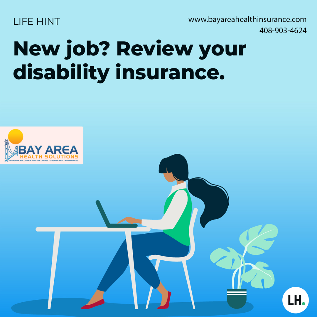 New job? Review your disability insurance.

#Disabilityinsurance #disabilitylife #insurance #disability #Protection #InsuranceGoals #HealthProtection #TermInsurance #WholeLifeInsurance #BayAreaHealthProtection #insuranceadvisor #InsuranceUmbrella #GetDisabilityInsurance