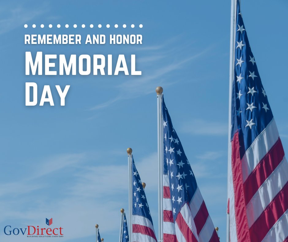 GovDirectInc's tweet photo. Today we remember and honor those that lost their life in service. #heroes #happymemorialday https://t.co/x8uKKrUMrA