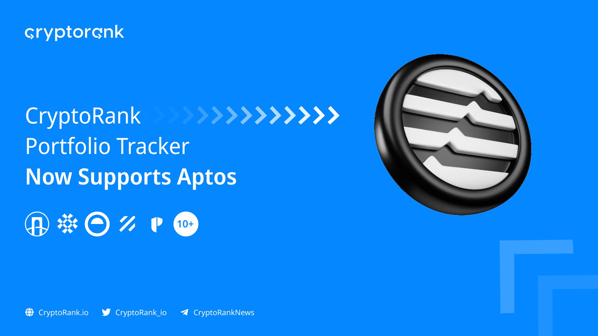 ❗️CryptoRank Portfolio Tracker Now Supports Aptos...
