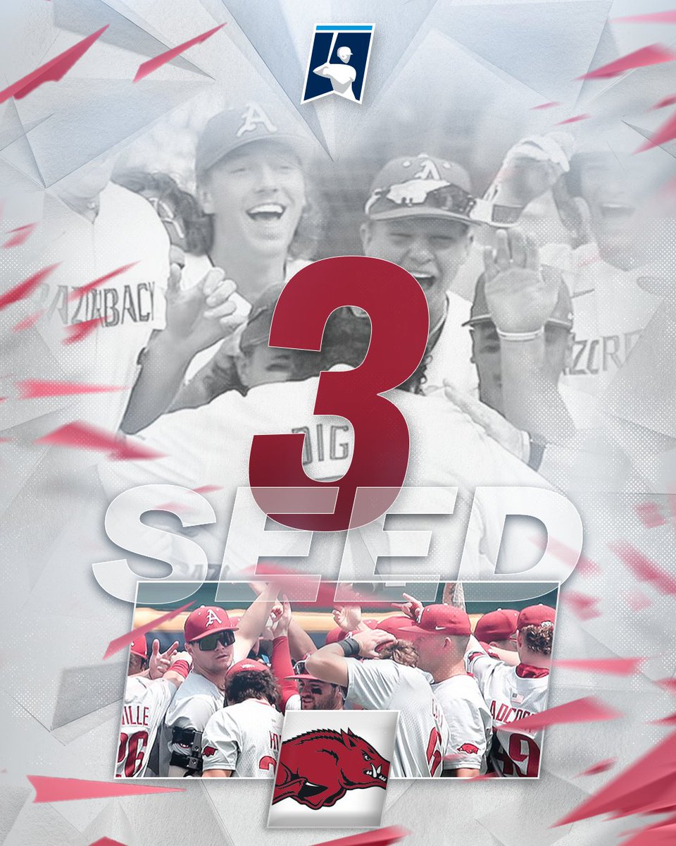 #3 NATIONAL SEED

⚾️ ARKANSAS ⚾️

#RoadToOmaha