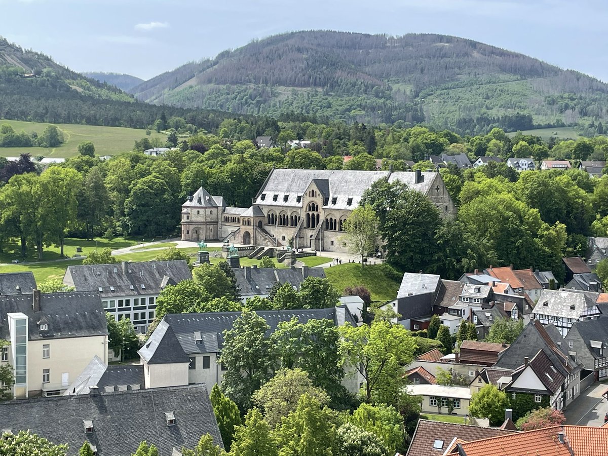 Kaiserpfalz in Goslar, vom Nordturm der Marktkirche aus. Schön wars.
