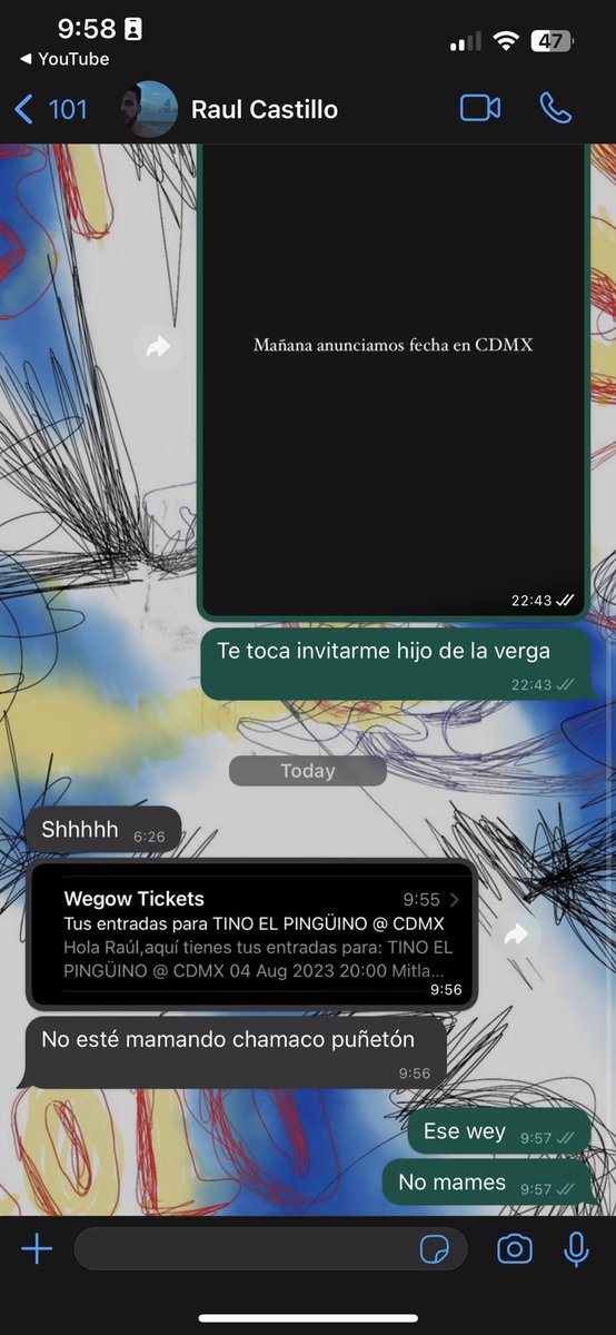 Gracias a Raúl por ser mi mejor amigo y gracias por existir <a href="/TinoRifa/">Tino El Pingüino</a>