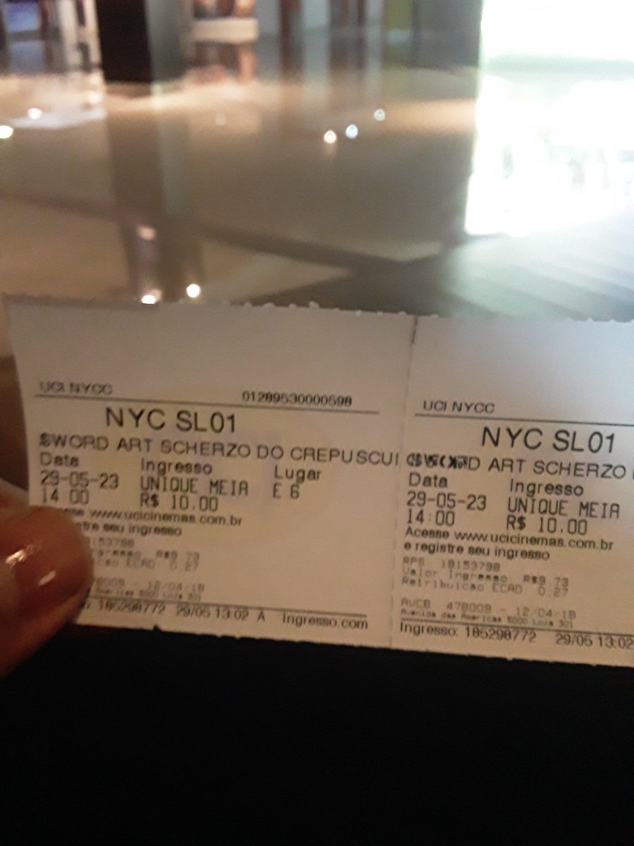 masterchiefxl3's tweet photo. Hoje eu provei que distância não é um empecilho pra mim e finalmente vou assistir Sword Art Online Dublado nos cinemas!!!!! https://t.co/pzyD9s1J2v