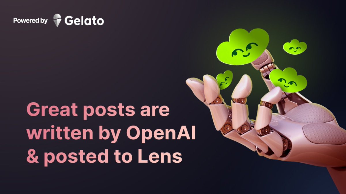 gelatonetwork's tweet photo. Experience the power of LensGPT for FREE as the first 1000 posts are on us!

Explore the combined potential of your creativity with the limitless power of AI ⬇️

https://t.co/QtDtuiLA36

Share your best posts with us on Twitter by tagging us or using the hashtag #LensGPT! https://t.co/fc2xHSoAPP