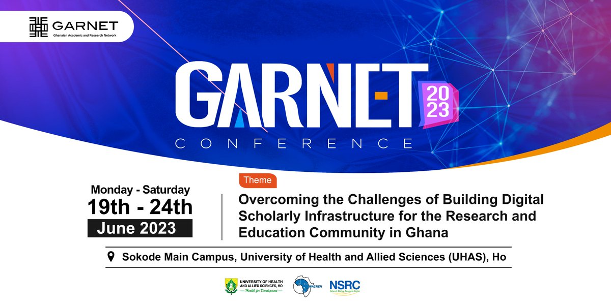 GARNETGHANA's tweet photo. 📢Happening Live, in collaboration with @UHASGhana is the #GARNET2023 event. This year’s event promises to be an exceptional gathering of renowned experts, decision-makers, and seasoned professionals. Find event activities at https://t.co/ZNw3lxGavE https://t.co/zt6OS2TNCU