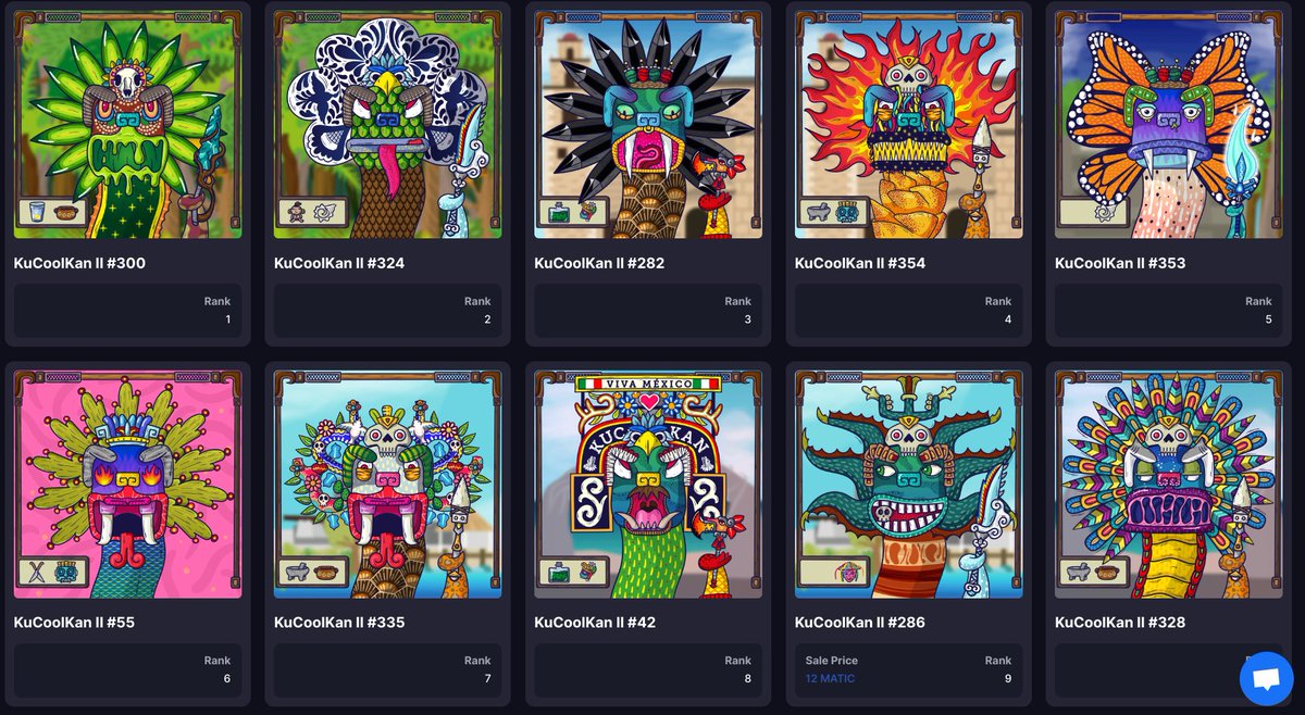 altoranking's tweet image. El rank de hoy. ¿Como vas a equipar tu Kan para el Cosmic Codex? Agua, Aire, Fuego, Tierra, Comida o Chaman? O un mix? Todo dependerá de los retos que aparezcan en las cartas del Codex. #cosmiccodex @KuCoolKan onemint.io/collections/ku…