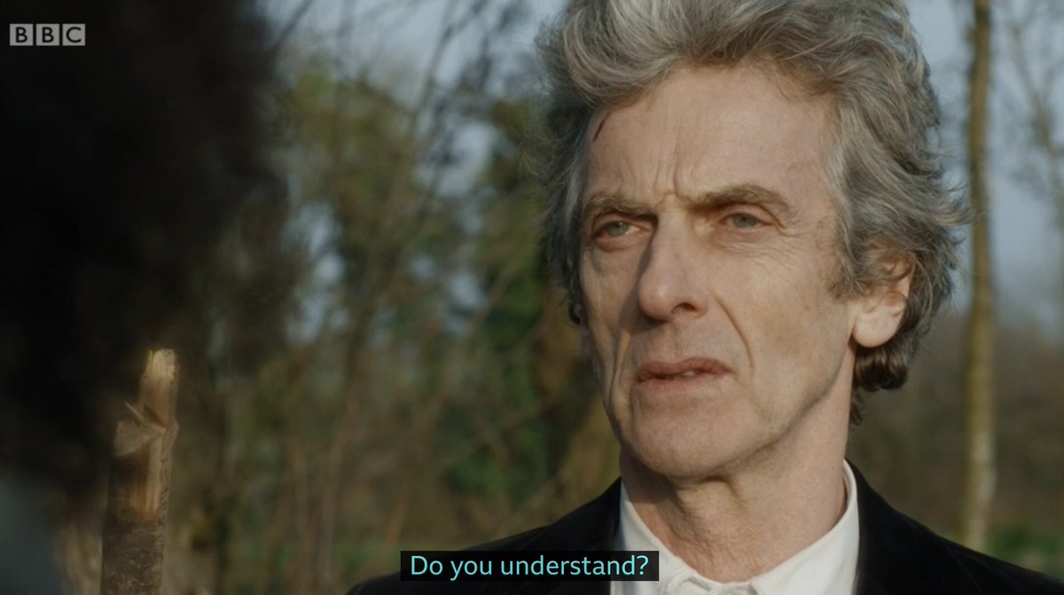 DimensionsInJen's tweet photo. I adore this in The Doctor Falls.

When the Doctor understands exactly what Bill is feeling, not wanting to live if she can’t be her anymore, perfectly plotting the Doctor’s final decision not to want to change because he doesn’t want to go through another morality crisis. https://t.co/5yfjiEtm7K