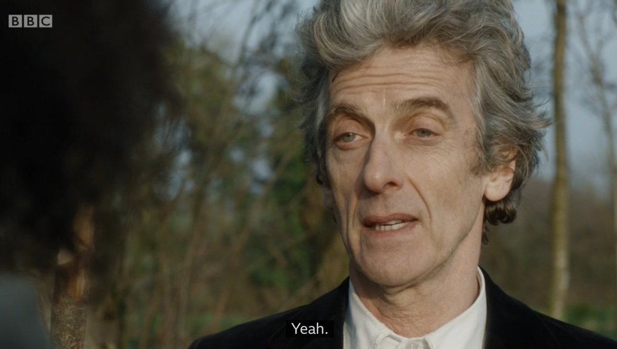 DimensionsInJen's tweet photo. I adore this in The Doctor Falls.

When the Doctor understands exactly what Bill is feeling, not wanting to live if she can’t be her anymore, perfectly plotting the Doctor’s final decision not to want to change because he doesn’t want to go through another morality crisis. https://t.co/5yfjiEtm7K