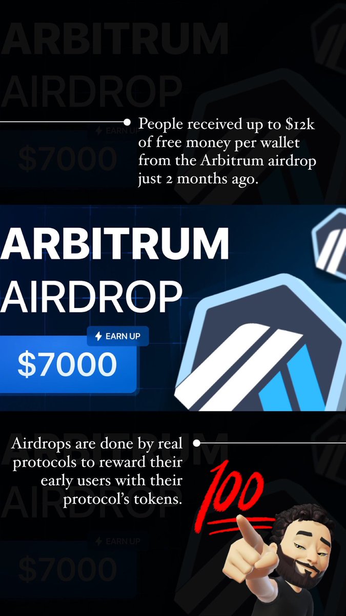 Dinozaver959's tweet photo. Arbitrum airdrop was good, but zkSync airdrop is going to be monumental… https://t.co/7RDtWOMAkh