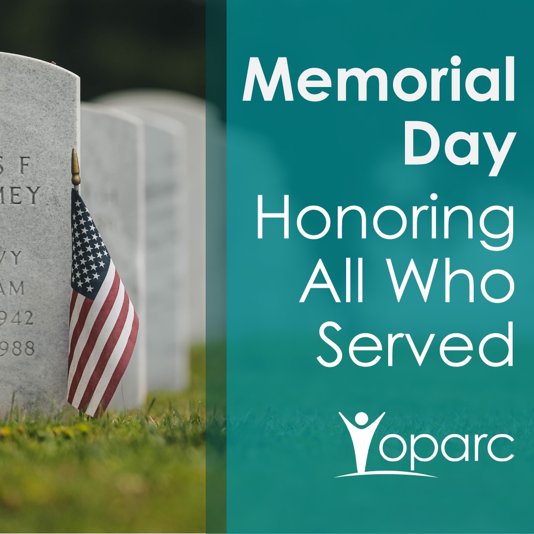 OPARC's tweet photo. OPARC celebrates Memorial Day by remembering those who made the ultimate sacrifice serving our country in the armed forces. We thank you for your service https://t.co/yZpuMYwUL8
