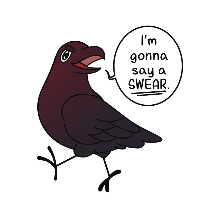 Just a tiny Crow Time today, I'm recovering from a comic festival 💜