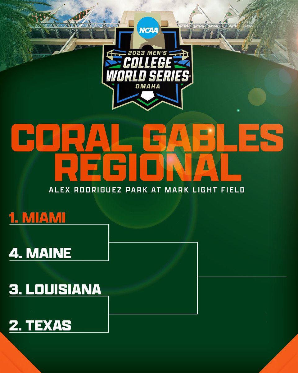 The Coral Gables Regional is set!