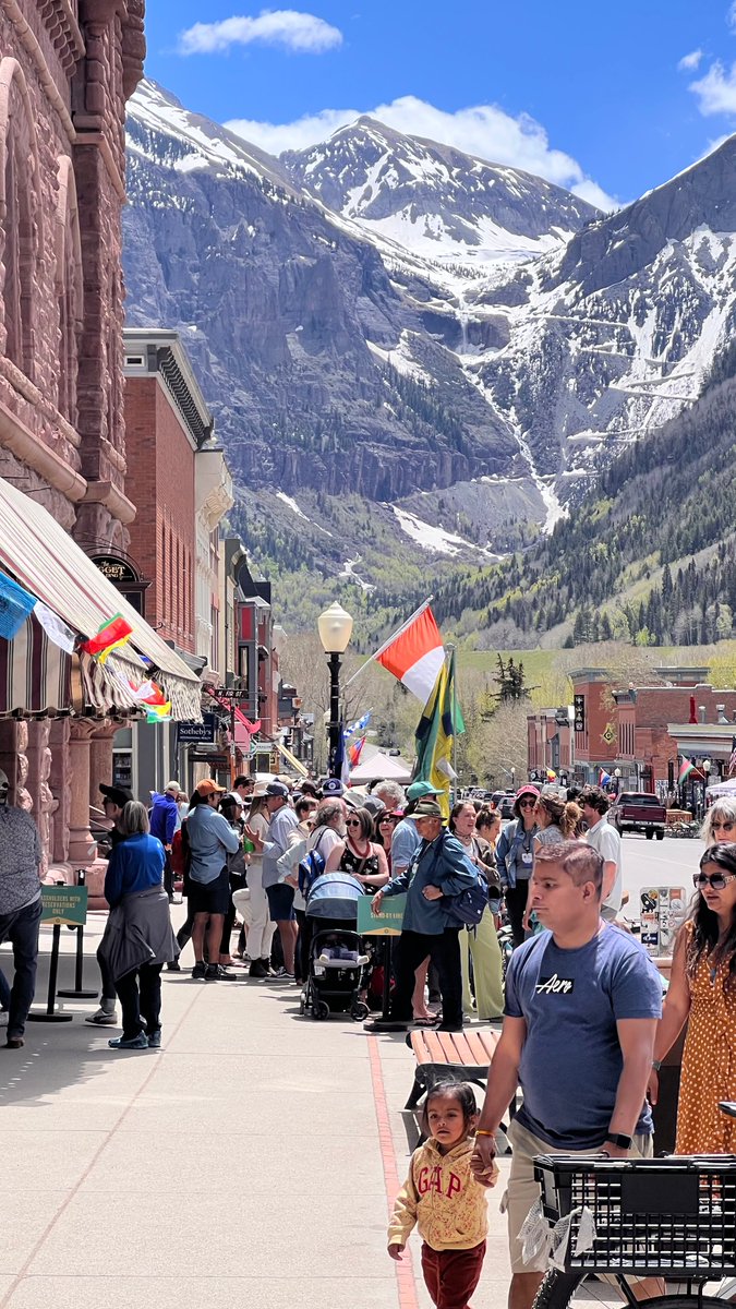 The line to see #TheGrab film stretched down the block at the MountainFilm Festival in Telluride. To the 95 people turned away, I promise, we are working so so hard trying to get distribution, so that people everywhere can see it. #soon TheGrabfilm.com