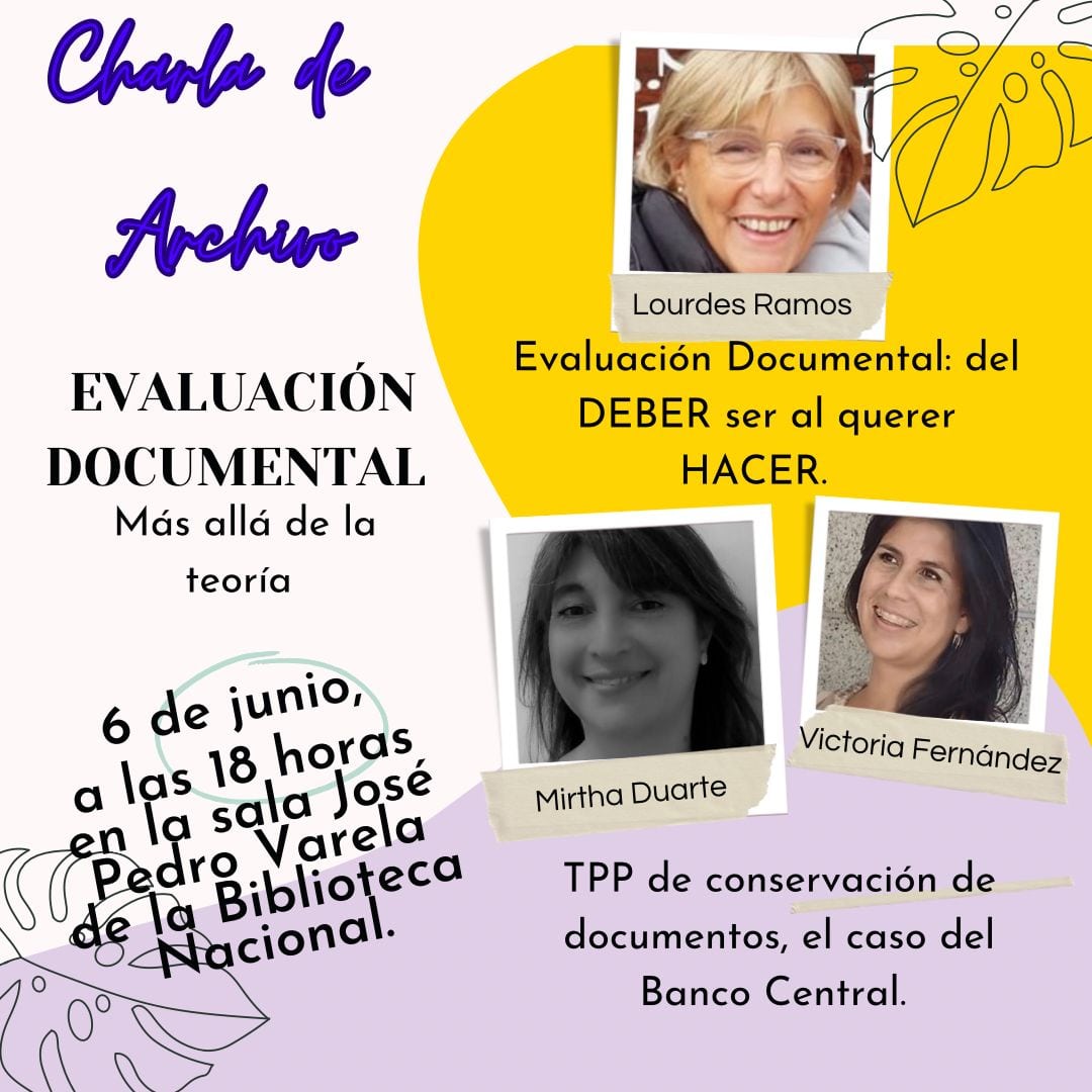 Es un gusto anunciarles el inicio de un nuevo ciclo de nuestras Charlas de Archivo.
En el marco de la Semana Internacional de los Archivos 2023  #ArchivosUnidos
 "Evaluación Documental - Más allá de la Teoría"
docs.google.com/forms/d/e/1FAI…