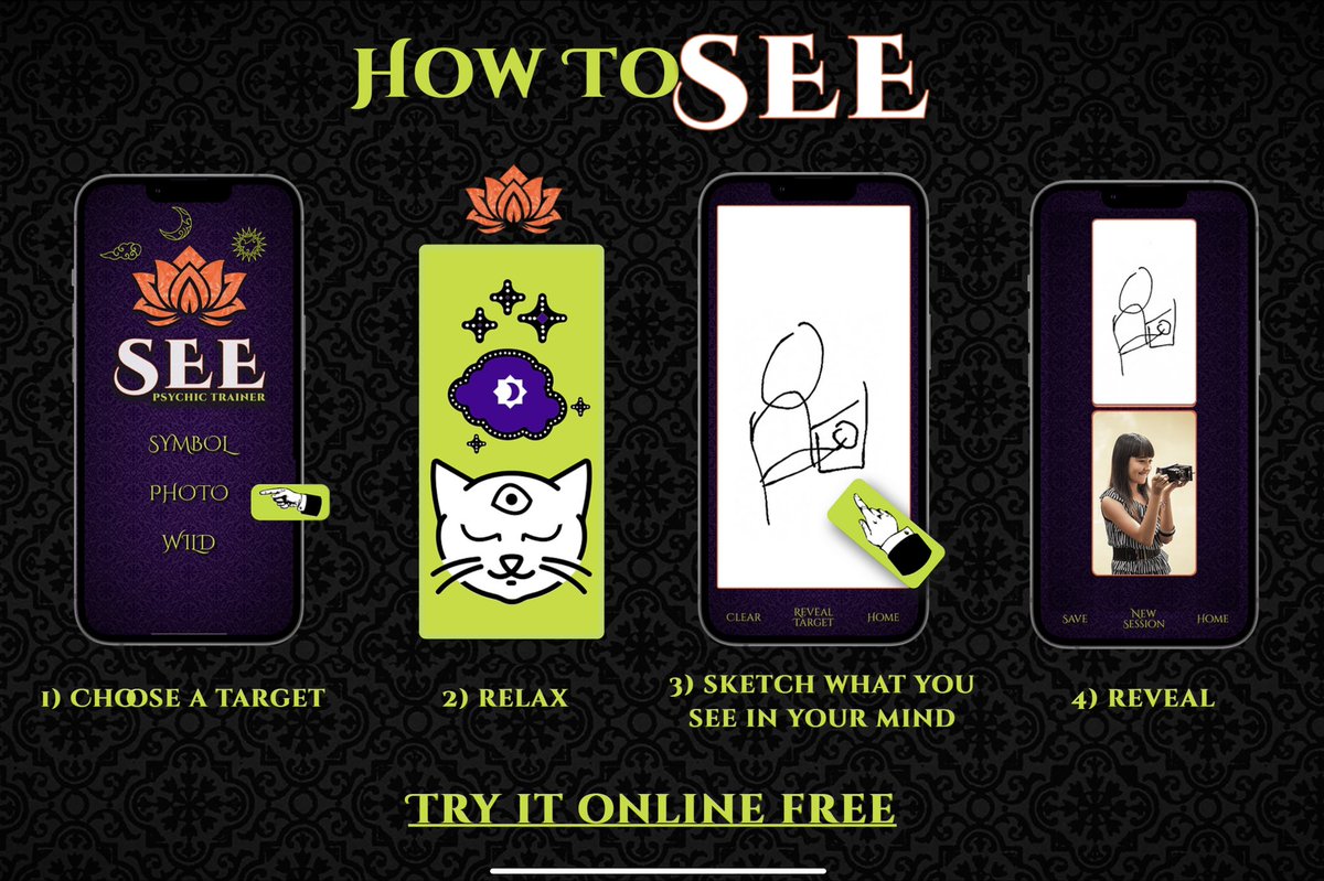 seewhatyoucando's tweet photo. Is it time to practice your psychic skills? Find out today with a quick download or visit our website to try it for free! #psychic #esp #Monday https://t.co/DCAOxTRUBW