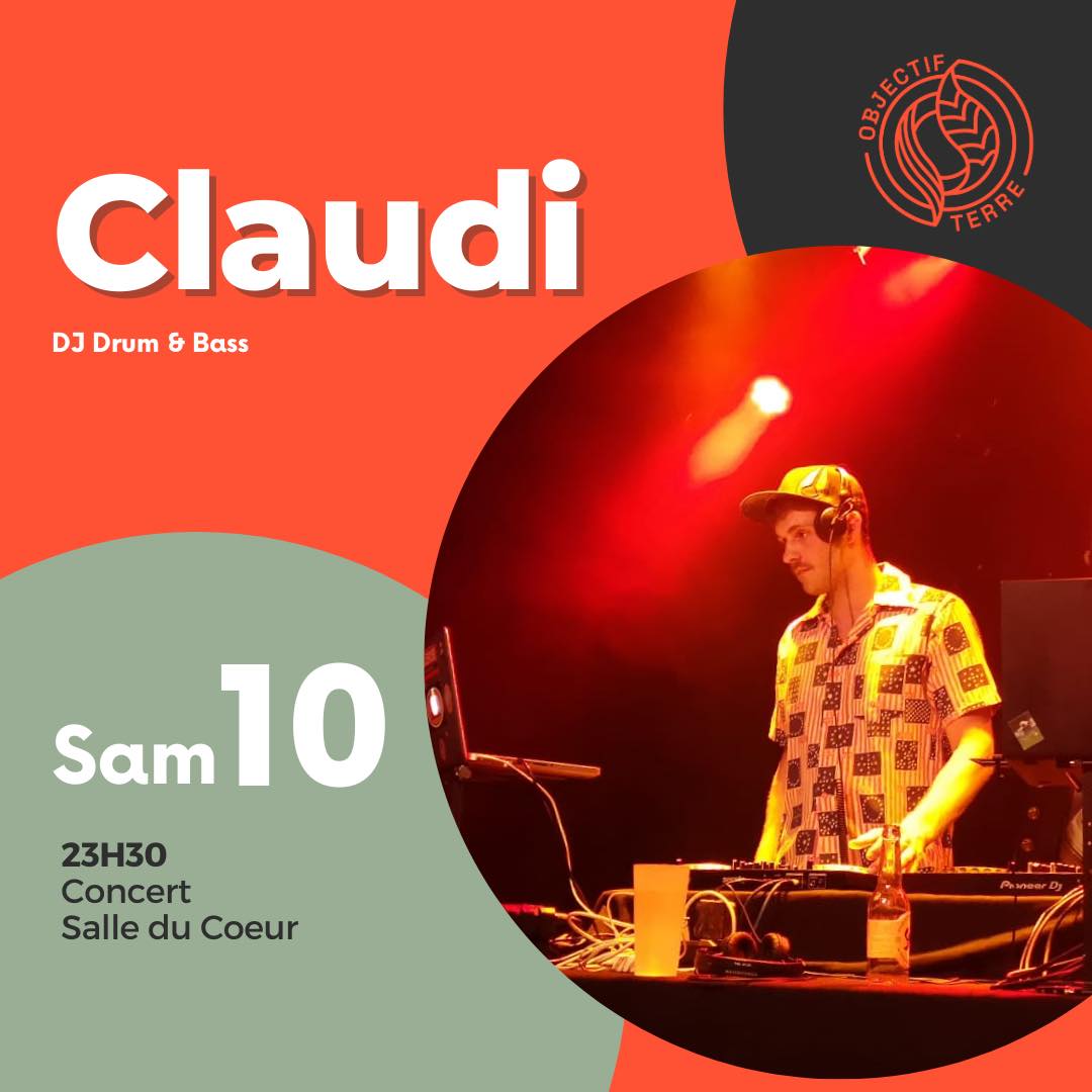 _ObjectifTerre_'s tweet photo. CONCERT - Samedi 10 juin
🎶 CLAUDI
23H30 - Salle du Cœur
Influencé par différents courants de drum’n’bass, Claudi a pour mission de vous faire bouger sur des grosses basses jusqu’au bout de la nuit !
#concert #claudi #musique #festival #objectifterre #lausanne #montbenon https://t.co/QtD8bAXEjG