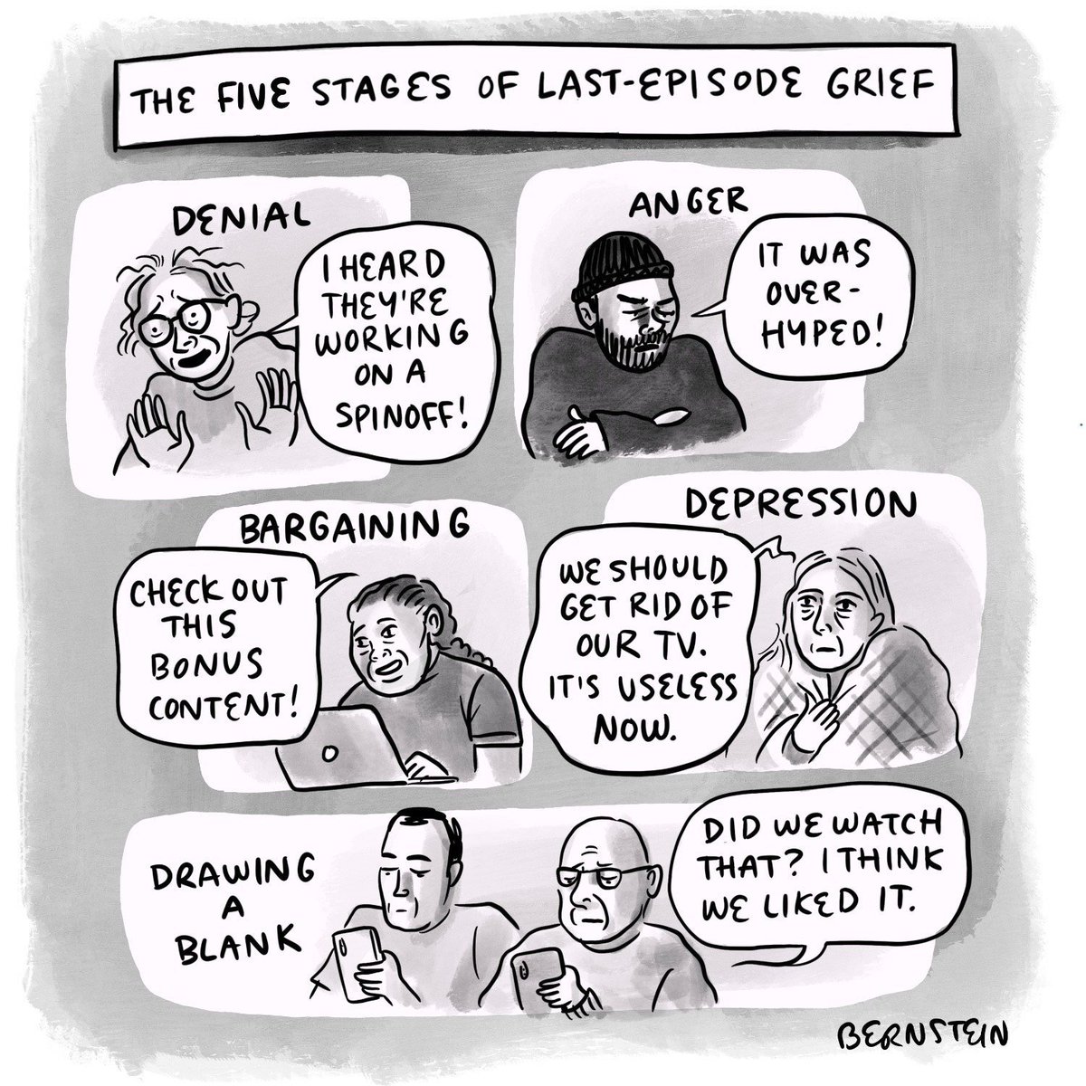 NewYorker's tweet photo. Today’s Daily Cartoon, by Emily Bernstein. #NewYorkerCartoons
https://t.co/YWCVlU3bqp https://t.co/wCPaaQ2Y3m