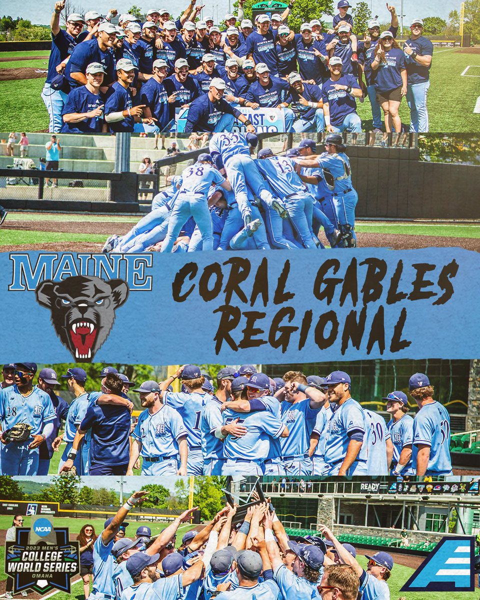 America East (@americaeast) on Twitter photo Headed to the sunshine state! <a href="/MaineBaseball/">Maine Baseball</a> is off to compete in the Coral Gables Regional where theyβll face UMiami in the first matchup for <a href="/NCAABaseball/">NCAA Baseball</a>! Headed to the sunshine state! <a href="/MaineBaseball/">Maine Baseball</a> is off to compete in the Coral Gables Regional where theyβll face UMiami in the first matchup for <a href="/NCAABaseball/">NCAA Baseball</a>!