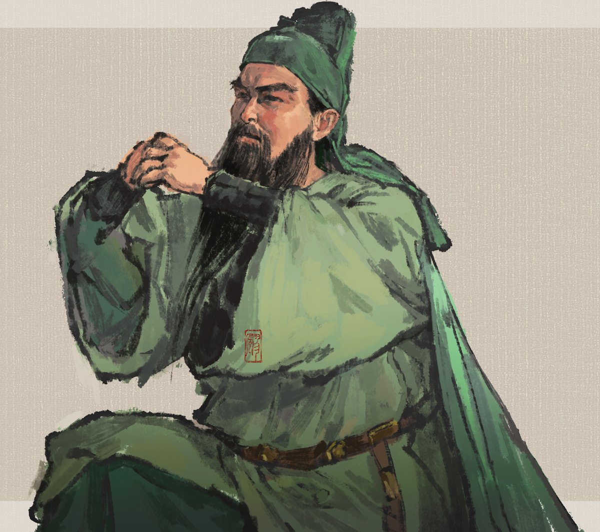 今天速写云长( ´･ᴗ･ )୨