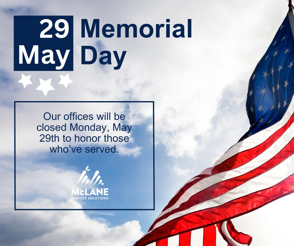 McLaneHungerSol's tweet photo. As we observe this Memorial Day, let us take a moment to remember the fallen, and honor their memory by living our lives with the same sense of valor and service they embodied. #MemorialDay https://t.co/jiEtbRNMU7