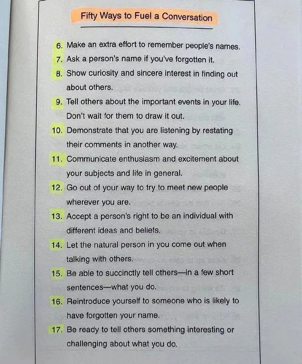 50 Ways to Start a Conversation with Anyone: https://t.co/d5RFsI4Bl6 ...