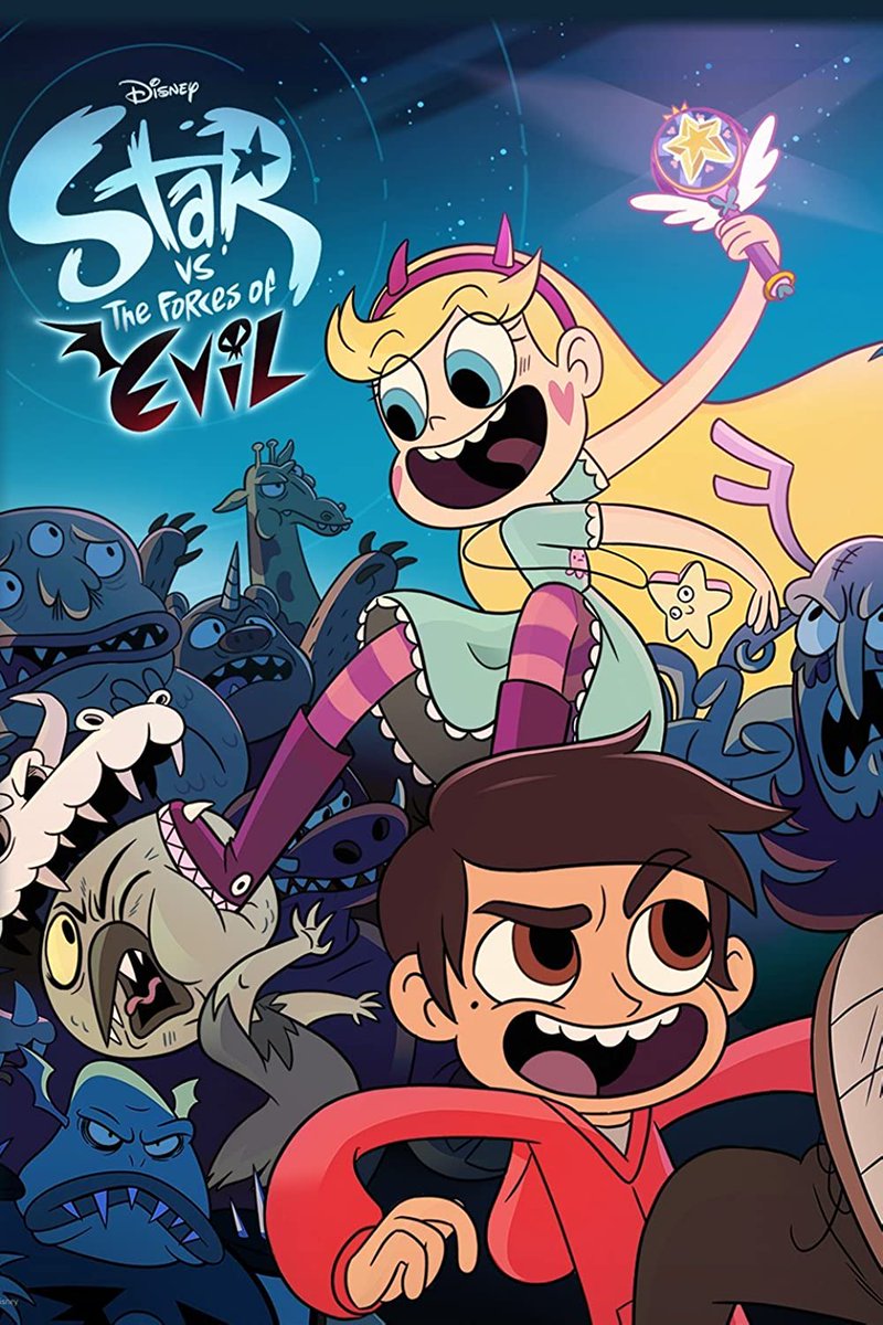 Finished Star vs. the Forces of Evil
5/10
It's easy to say: Seasons 1-2 good, Seasons 3-4 bad, but the show's biggest problem is that it just wasn't meant to be a serialized show as it was better off as a episodic action show with some continuity.
And of course, the shipping.