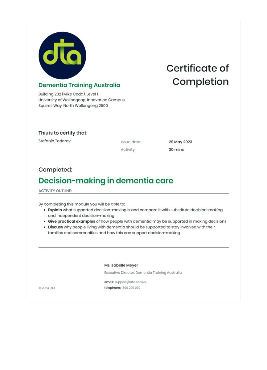 stef_alexis's tweet photo. Please don't think that just because somebody lives with Dementia, that they are not capable of making decisions or indicating their preferences..
https://t.co/gHmGTDisTC
#agedcare #agedcareau #dementia #dementiaawareness #decisionmaking #decisionmakingcapacity https://t.co/Mu4DhqGBZQ