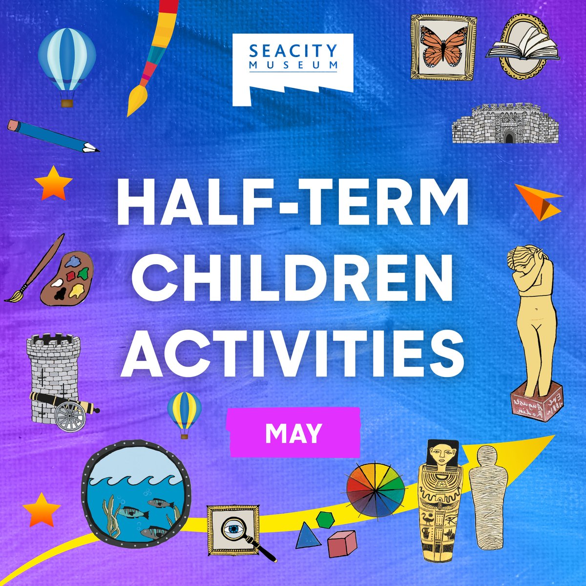 Looking for things to do with the kids next week? We still have spaces on some of our activities starting from tomorrow.  From creative family art workshops to fun history sessions. 

Find out what's on here - wegottickets.com/SouthamptonCul…