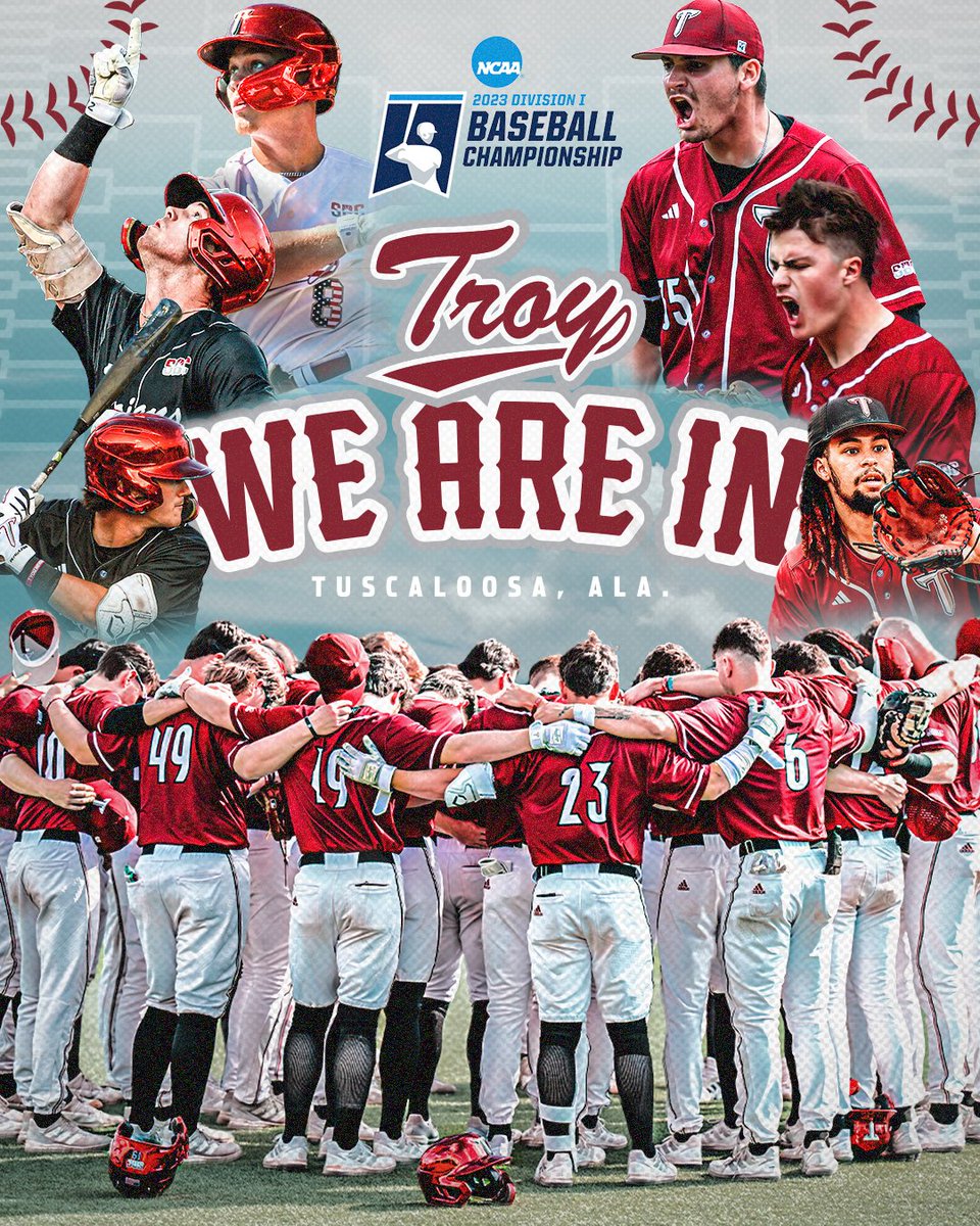 𝐓𝐈𝐂𝐊𝐄𝐓 𝐏𝐔𝐍𝐂𝐇𝐄𝐃 🎟️

For the first time since 2018 and the eighth time overall, the Trojans are going to the big dance!

#BoysOfTroy 🛡️ | #OneTROY⚔️⚾️