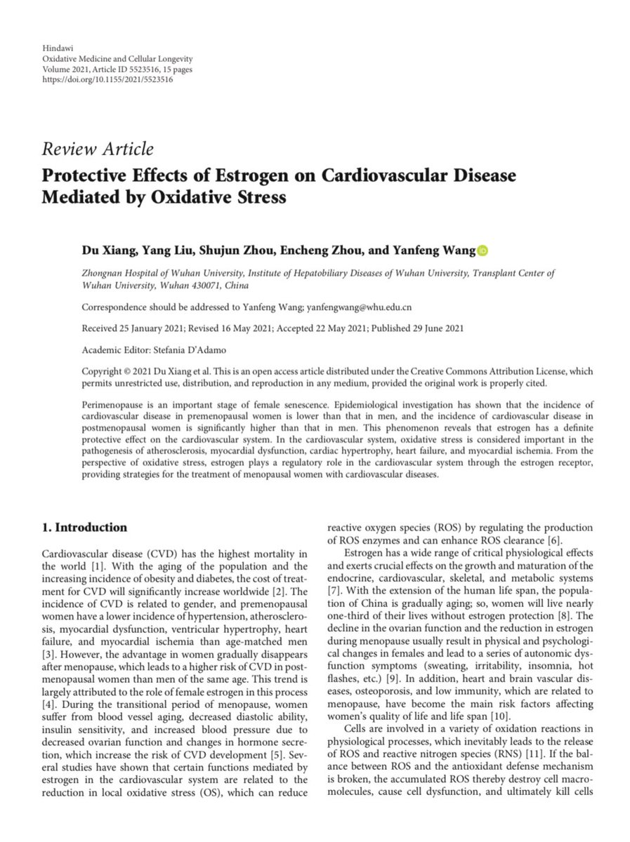 drlouisenewson's tweet photo. This paper is worth a read about the effects of oestrogen on reducing cardiovascular disease https://t.co/osJMkuiKOB https://t.co/LmadvcOdqc