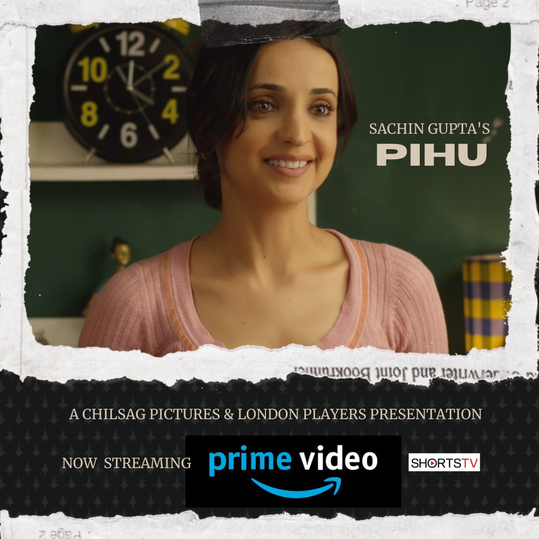 Delighted to announce that our #shortfilm 'Pihu,' featuring one of the finest actors, #sanayairani is now streaming on Amazon Prime ShortsTV..Don't miss it. Watch it now!
a #chilsagmovies production
Written & Directed by #sachingupta