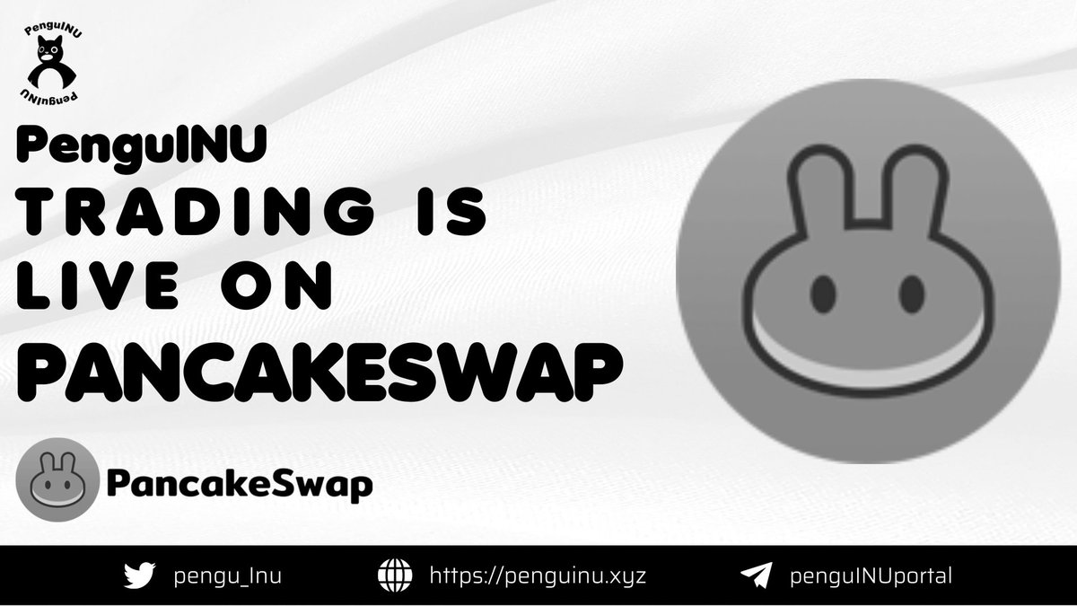 🐧🐧TRADING IS LIVE 🐧🐧

📍CA: 0xa3F37c4fb0C5c4cDB55b5B3adF0A40529f908228

🔥Tax 
Buy: 5%
Sell: 10%

Pancakeswap: pancakeswap.finance/swap?outputCur…

#PinguINU #PINU #bnb #100xgem #pancakeswap