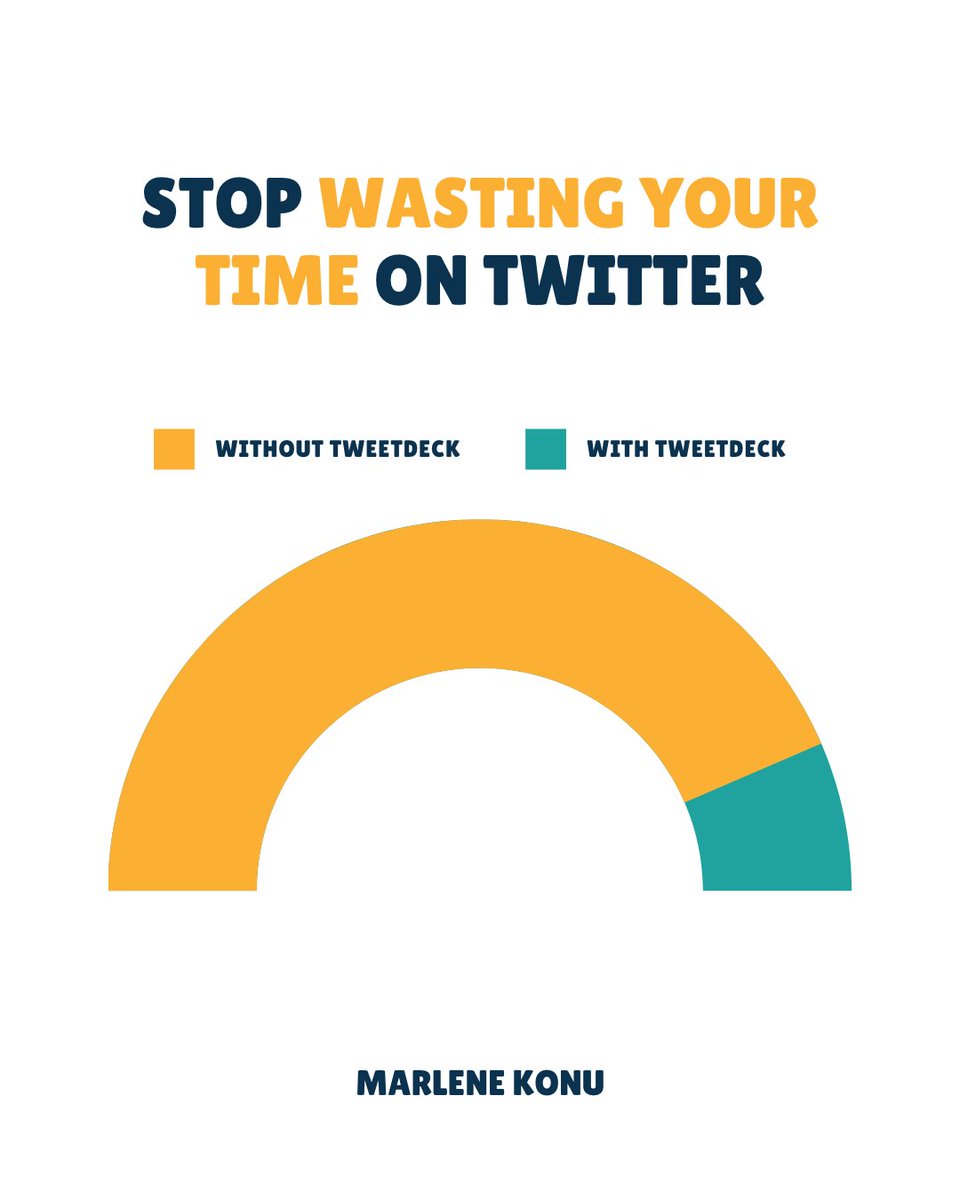 Stop wasting your time on Twitter.

For the past 2 weeks, I’ve been using TweetDeck to engage.

It helps me:

🔹 Ditched the app on my phone
🔹 Slashed my screen time by 88%
🔹 Stopped mindless scrolling on FYP
🔹 Became a focus ninja on my engagement routine

Don’t miss this 🧵: