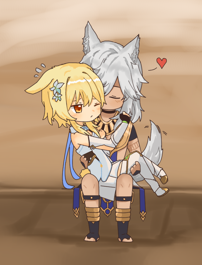LA_95222's tweet photo. Q版賽諾X熒 完稿~ #セノ蛍 #Cynolumi #Cyno #Lumine https://t.co/Vda36eLjad