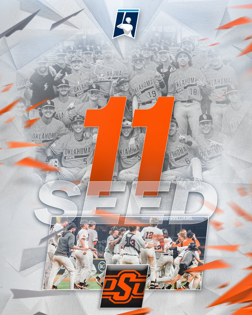 #11 NATIONAL SEED

⚾️ OKLAHOMA STATE ⚾️

#RoadToOmaha